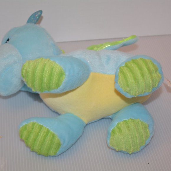 Spark Blue Flying Dragon Baby Rattle Toy Lovey - Picture 5 of 7